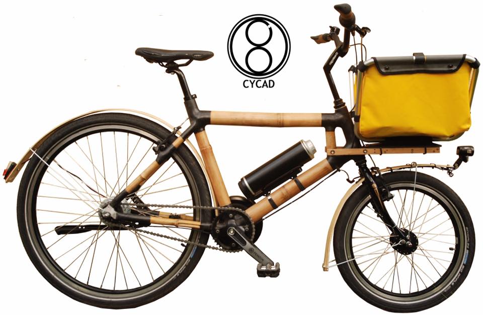 Belgian electric bike built out of bamboo