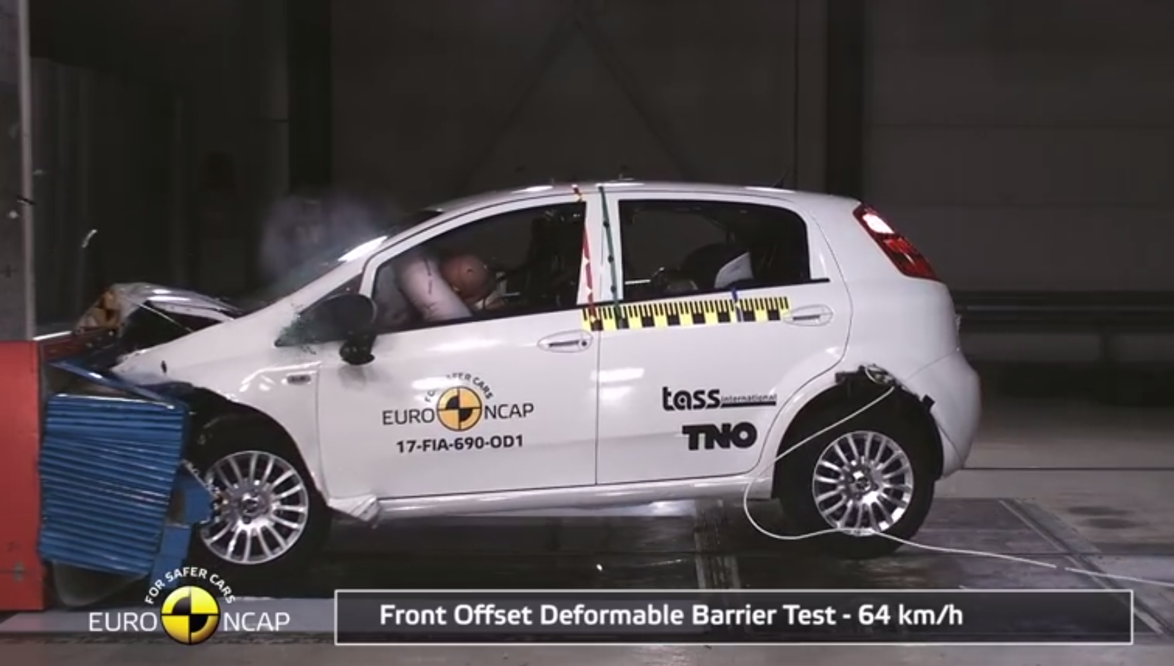 EuroNCAP historic low: zero stars for Fiat Punto
