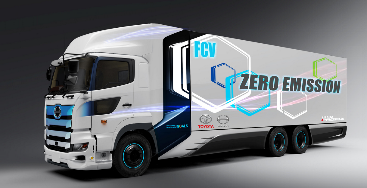 Toyota works with Hino on heavy-duty fuel cell truck