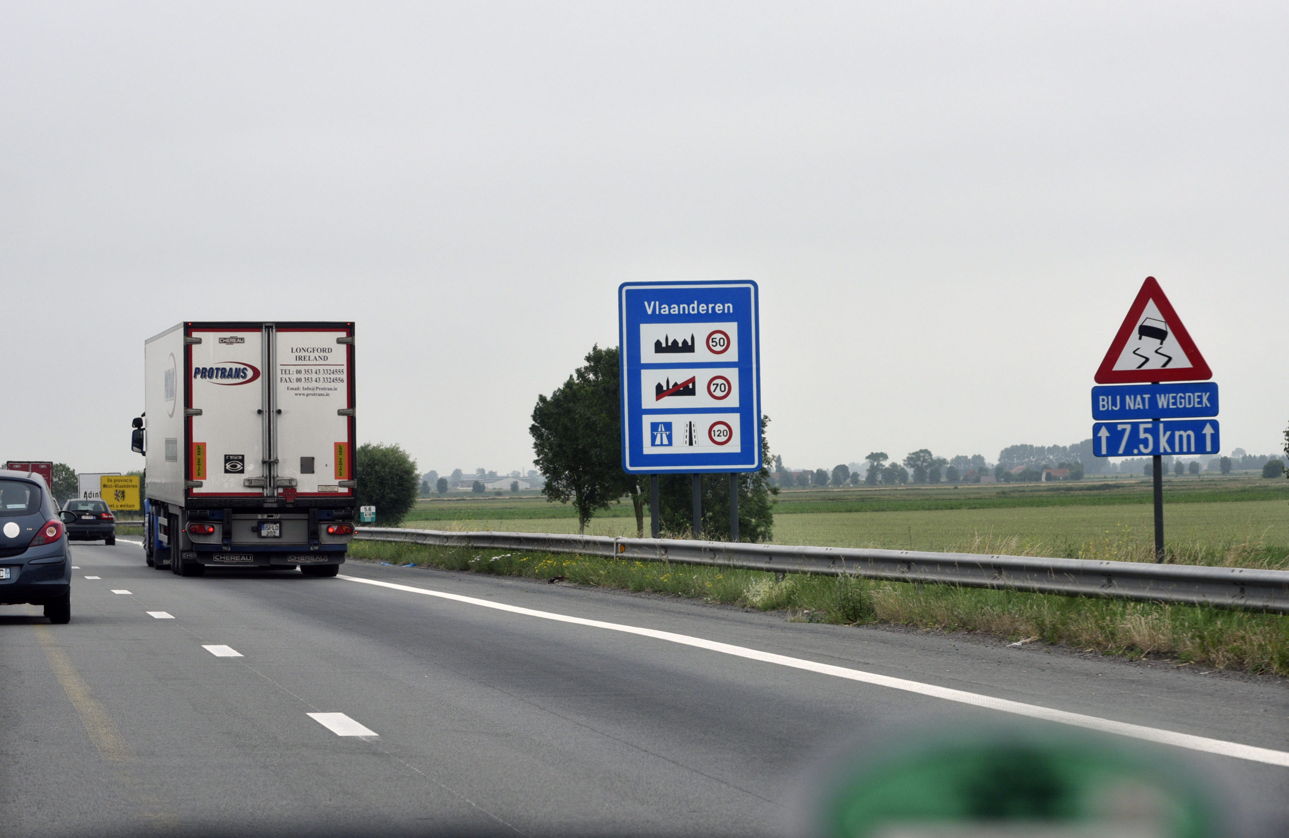 New figures confirm 45% less traffic on Flemish highways
