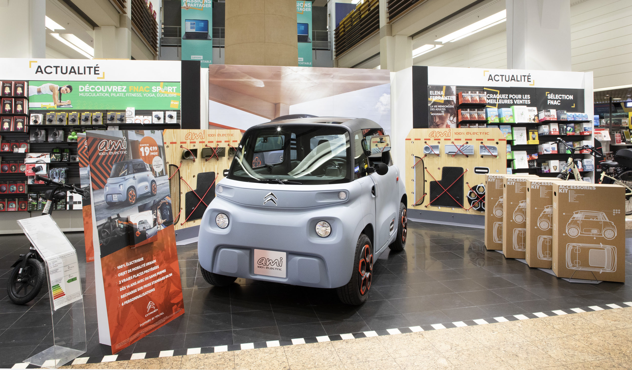 Citroën Ami to be sold in Fnac Darty shops