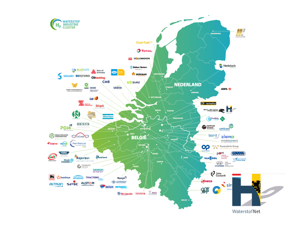 Belgian-Dutch H2-industry cluster grows to 70 members