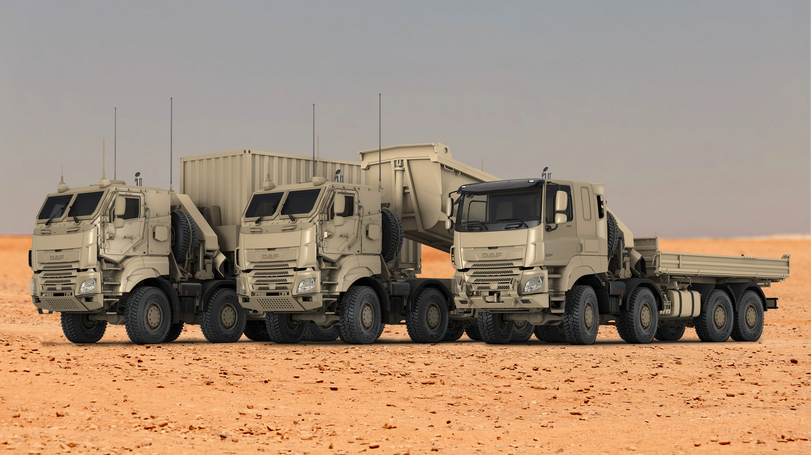 DAF builds 879 trucks for Belgian army