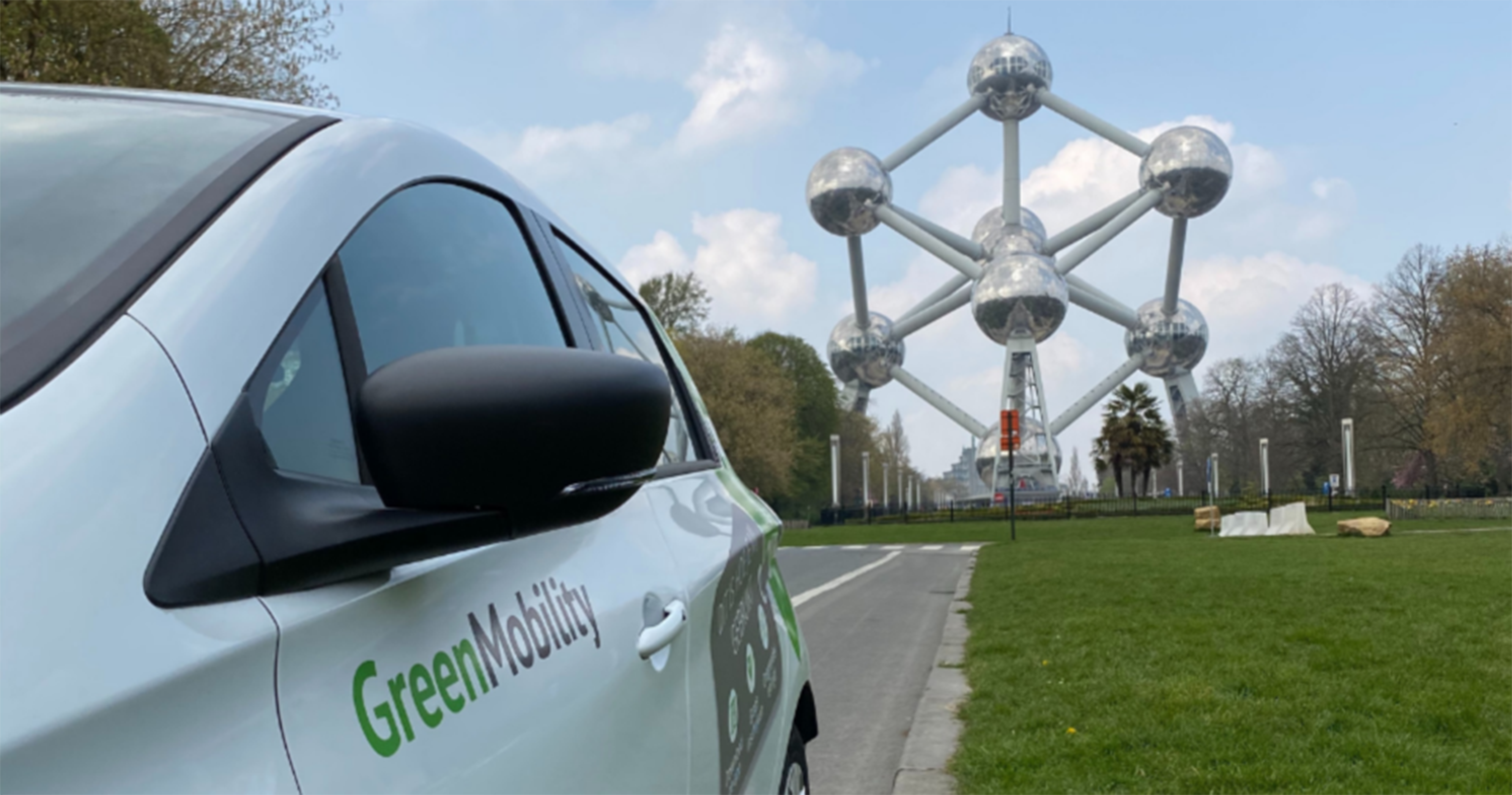GreenMobility opens three e-car sharing hotspots in Brussels