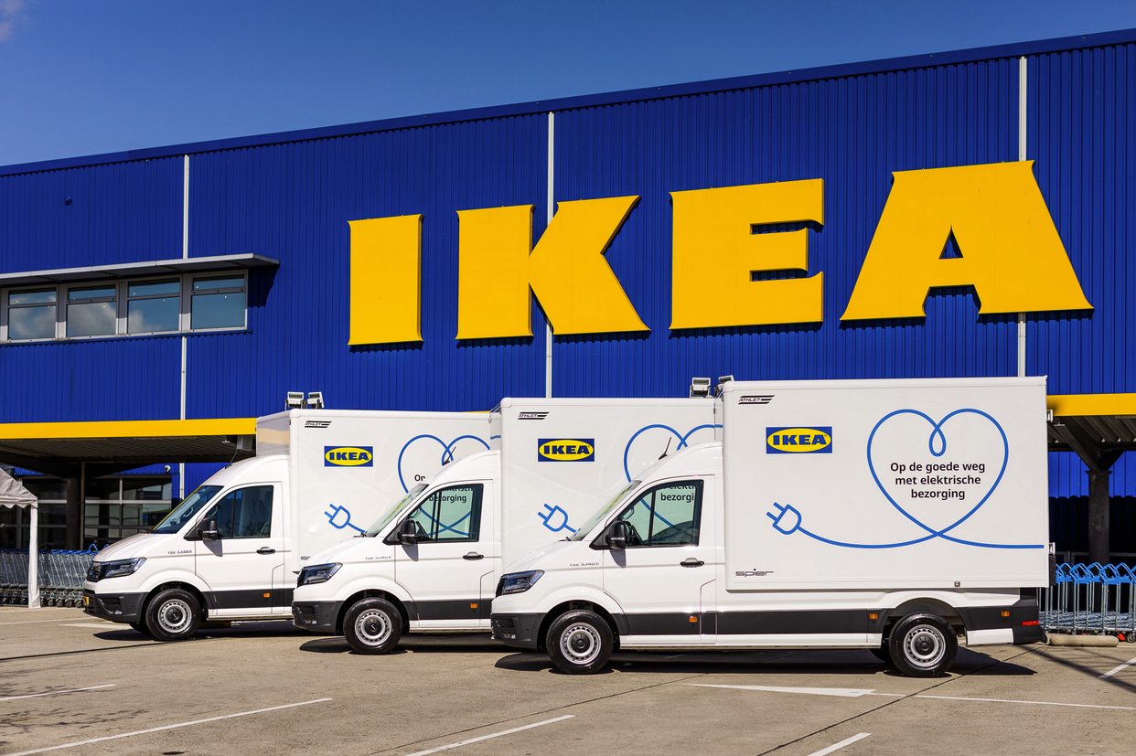 Amsterdam second city IKEA delivers fully electric