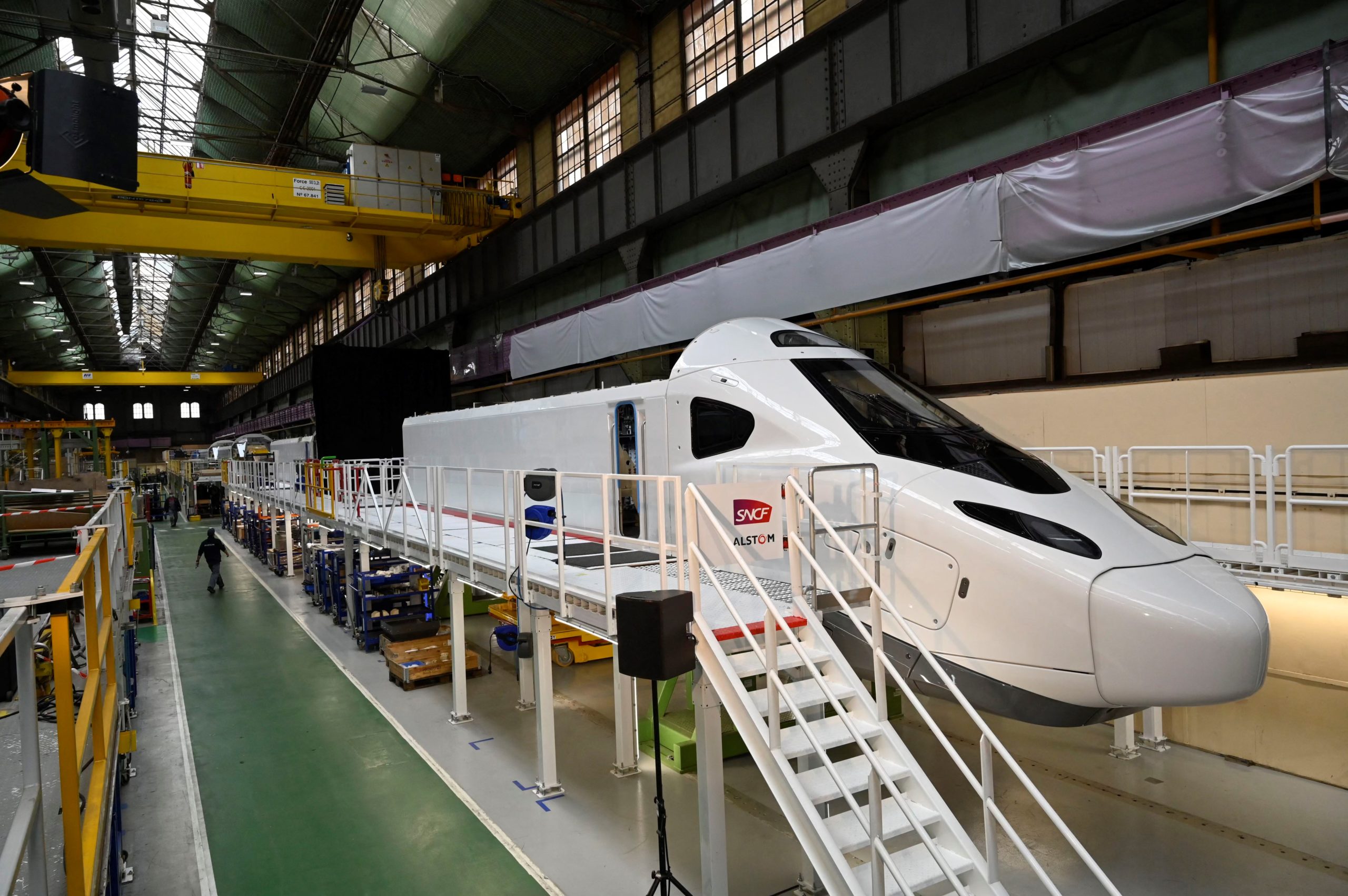 Alstom unveils production line for new TGV trains