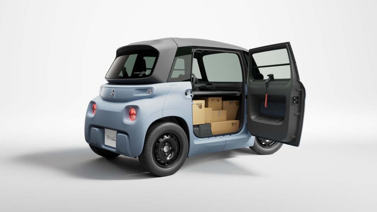 E-commerce is booming, so here is the Citroën Ami Cargo