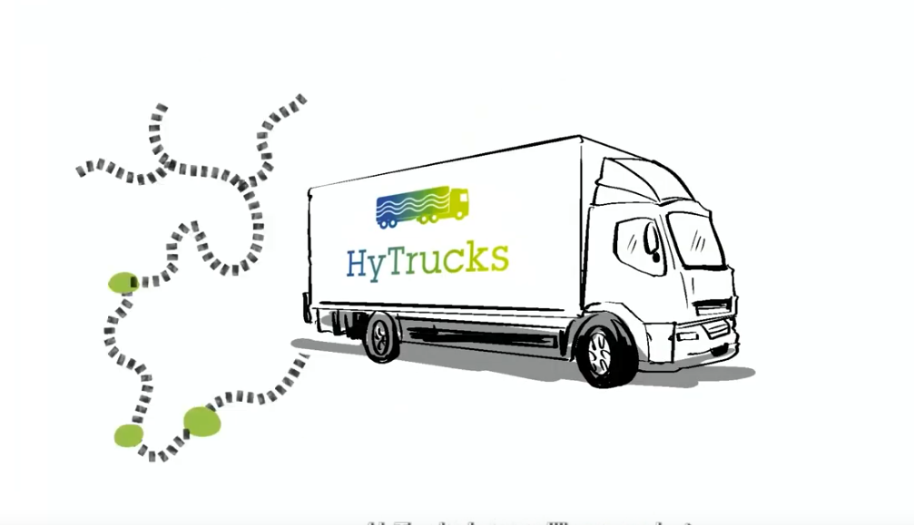 HyTrucks: 300 fuel cell trucks and six H2-stations for Antwerp Port