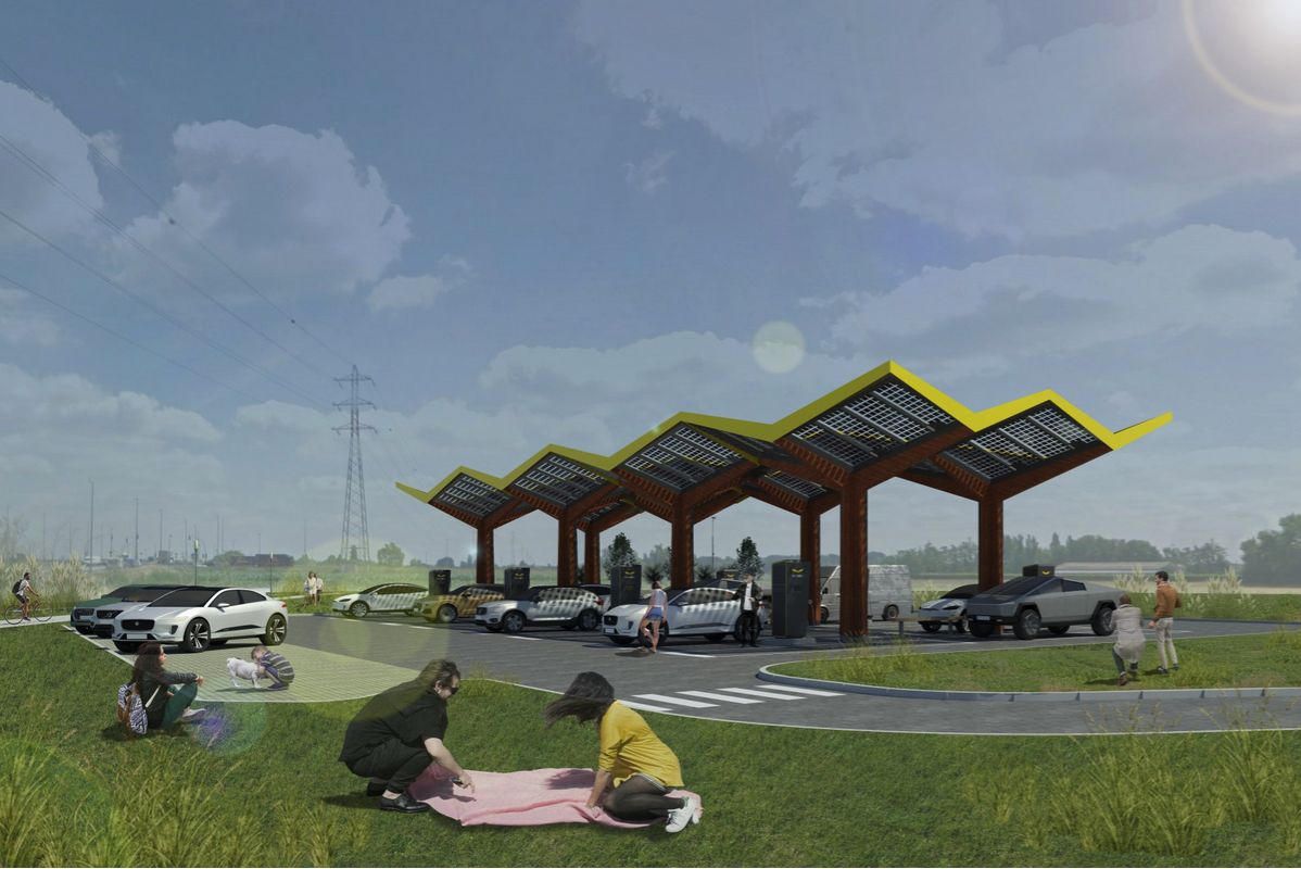 Fastned: six new stations on West-Flemish industrial sites