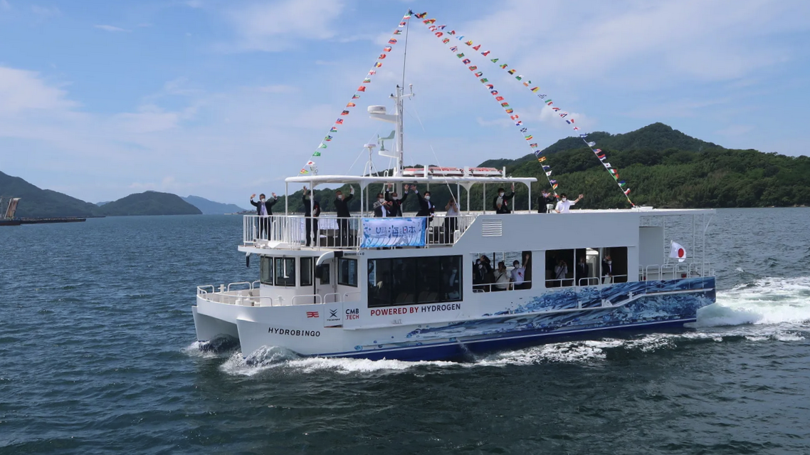 Japan’s first hydrogen-fueled ferry uses Belgian tech