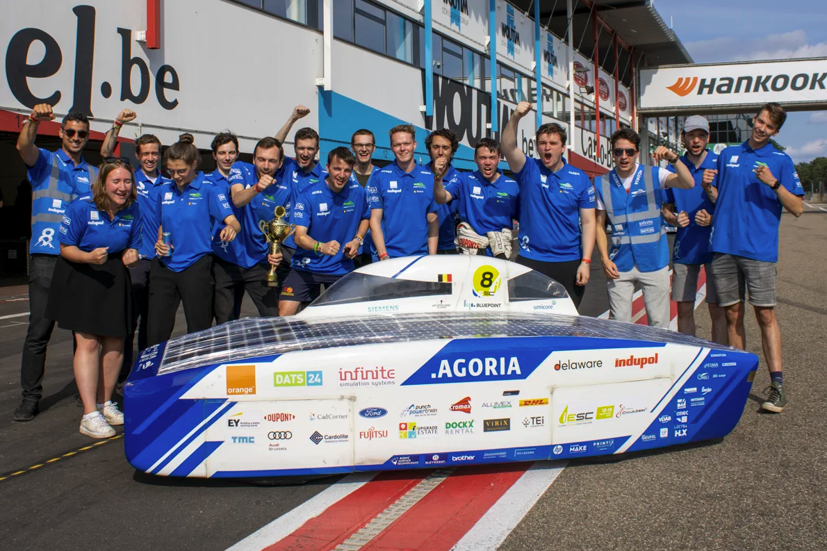 Belgian Agoria Solar Team wins 24-hour European endurance race