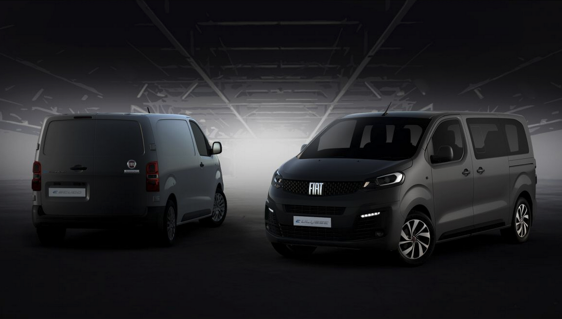 Fiat presents new e-van and e-MPV with familiar names