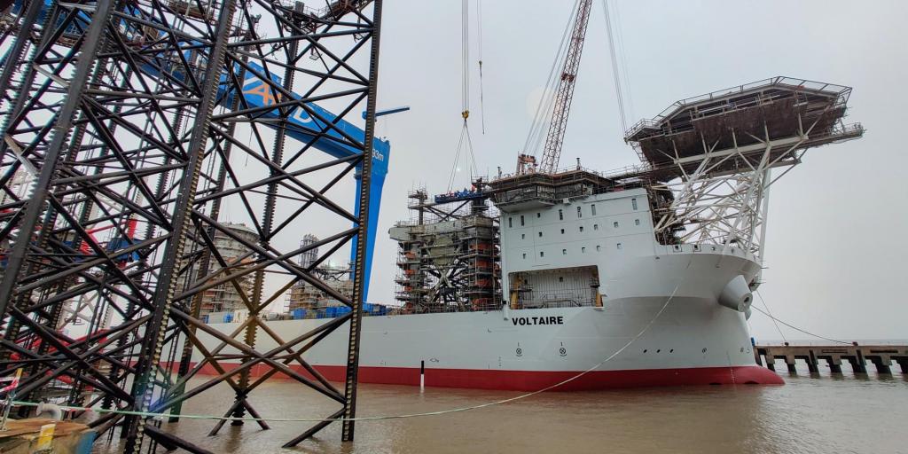 Jan De Nul launched world’s largest jack-up installation ship