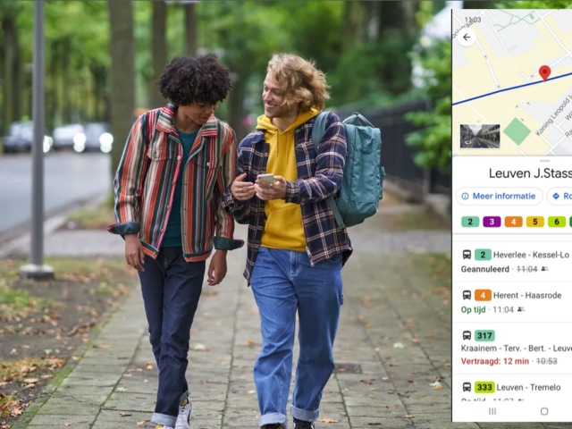 De Lijn offers real-time travel info via Google Maps