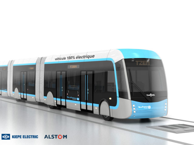 Van Hool to build 56 electric tram-buses for Paris