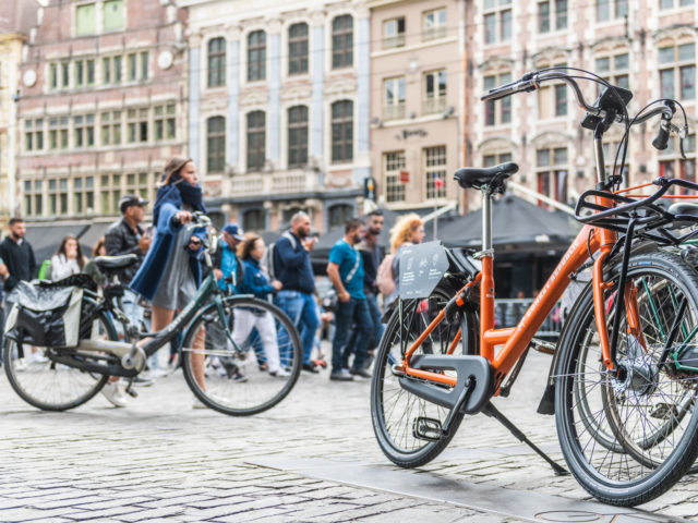 Ghent has 1.450 shared (e)-bikes available