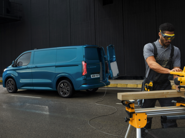 Ford unveils its second all-electric van: E-Transit Custom