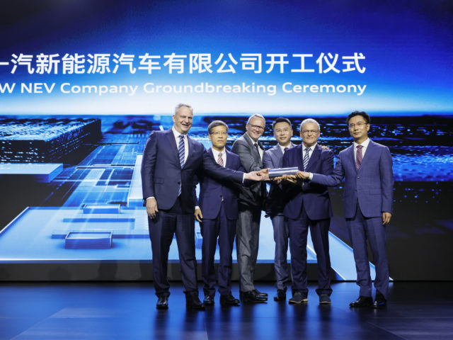 Audi starts building new EV plant in China