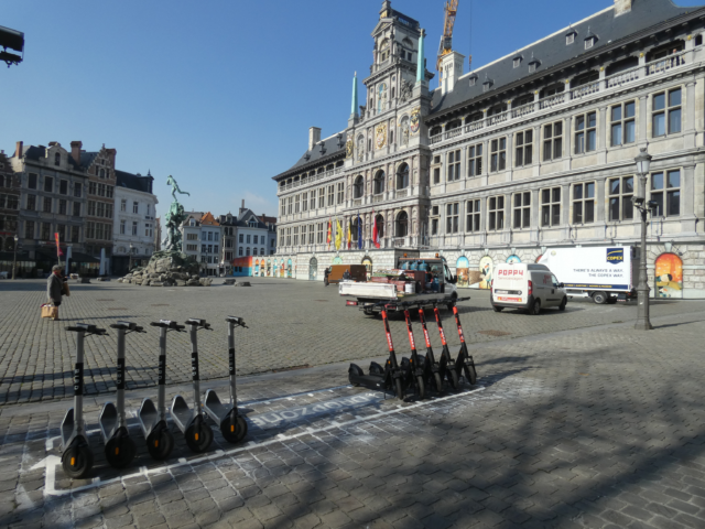 Antwerp introduces no-go zones for shared e-scooters