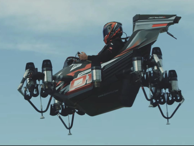 Jet-ski champion Zapata’s VTOL JetRacer to fly at 250 kph