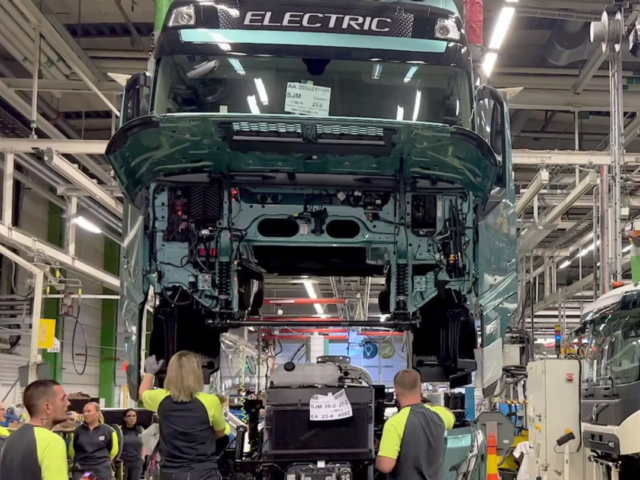 Volvo starts series production of heavy electric 44-ton trucks