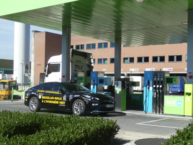 D’Ieteren’s Taxis Verts first cab on hydrogen is a Toyota