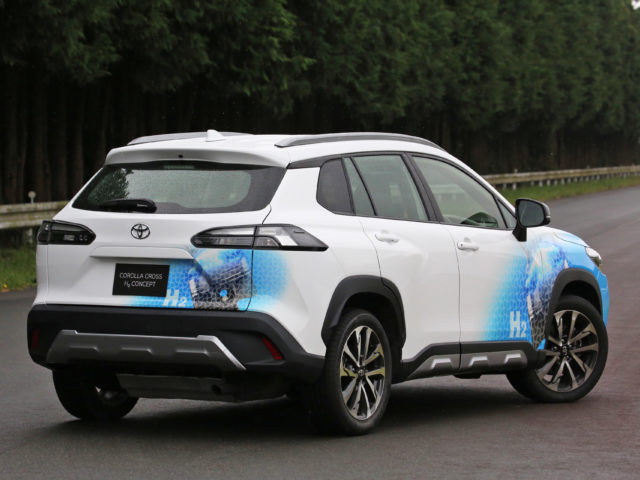 Toyota develops hydrogen combustion engine in Corolla Cross