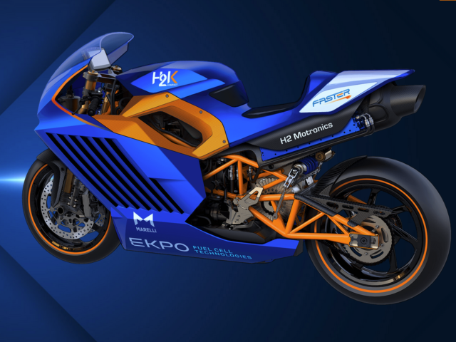 French show world’s first racing bike on hydrogen
