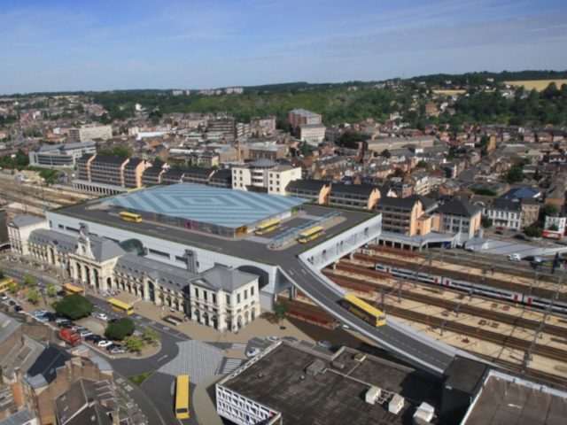 Namur’s flamboyant multimodal station is now operational