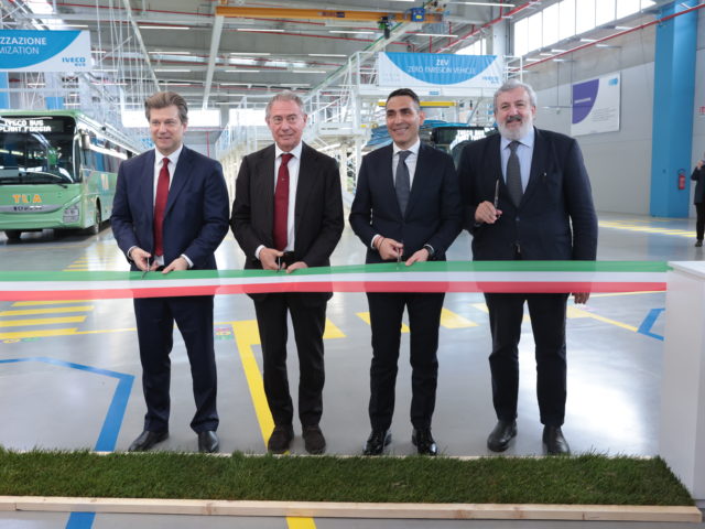 Iveco opens new electric bus factory in Foggia Italy