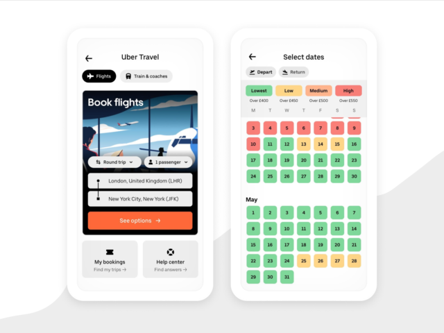 Uber launches flight booking in its UK app