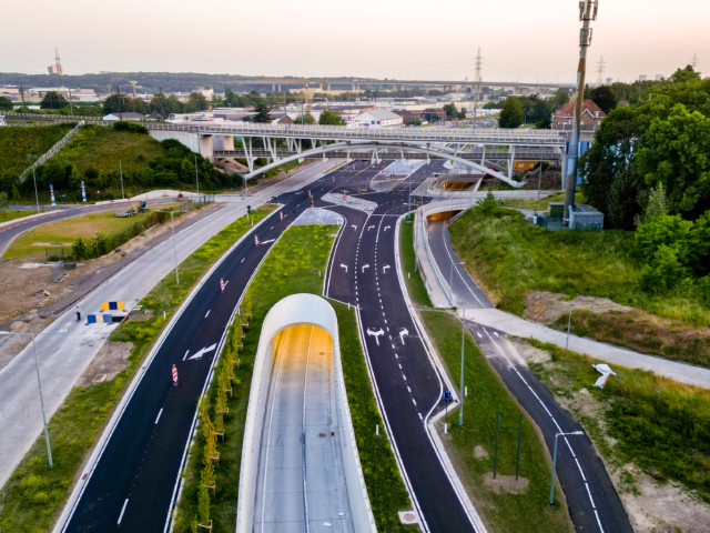 Road complex on Brussels Ring in Machelen completed