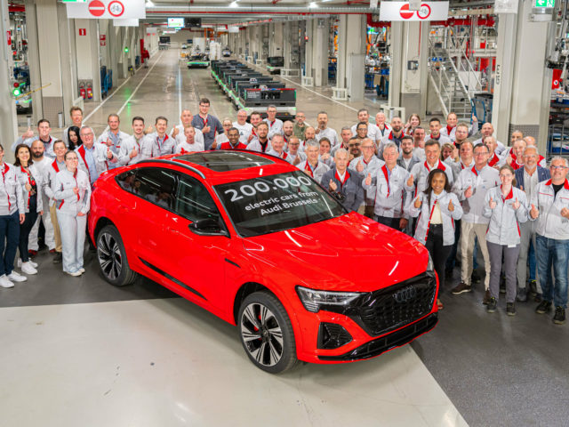 Audi Brussels has built its 200.000th (Q8) e-tron