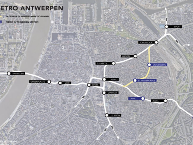 Antwerp premetro works could (re)start in 2025