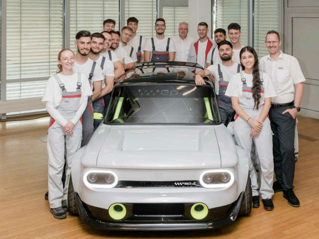Audi apprentices create ‘electrical prince’ EP4