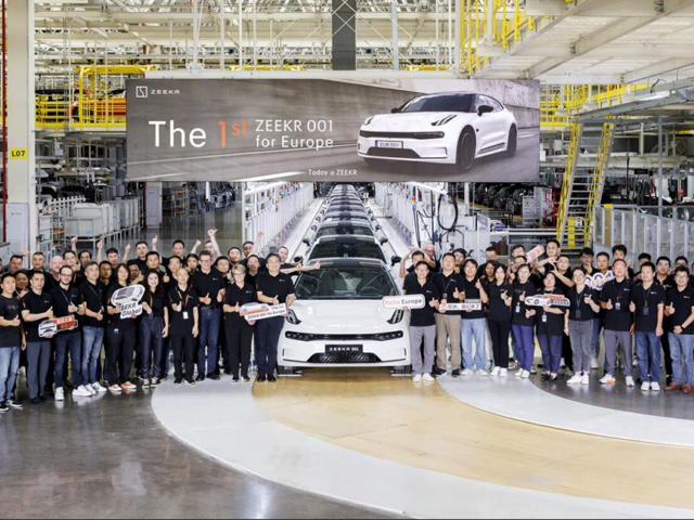 First Zeekr 001 for Europe rolls off assembly line in China