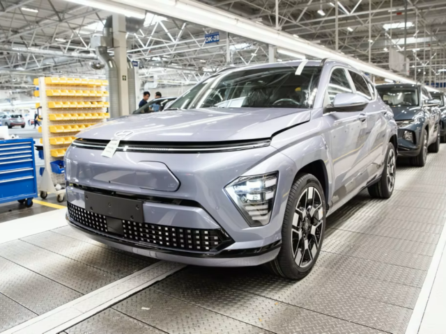 Second-gen Hyundai Kona Electric starts production in Czech Republic