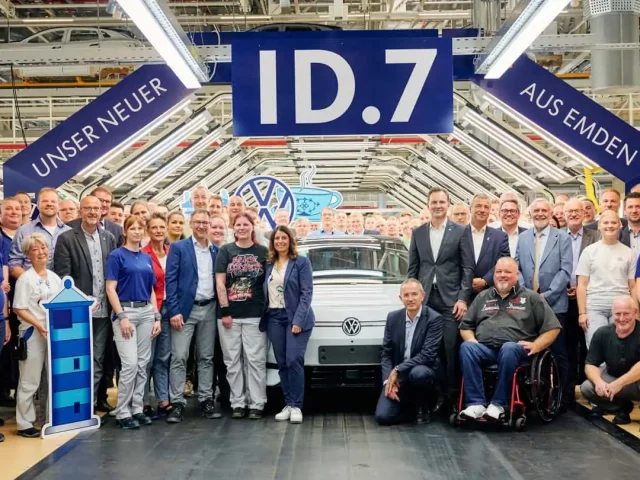 Volkswagen ID.7: flagship EV enters production