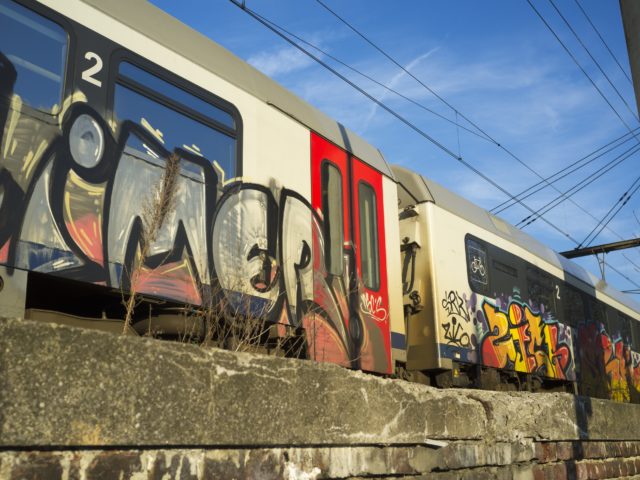 Belgian rail removed 220 000 m2 of graffiti from trains