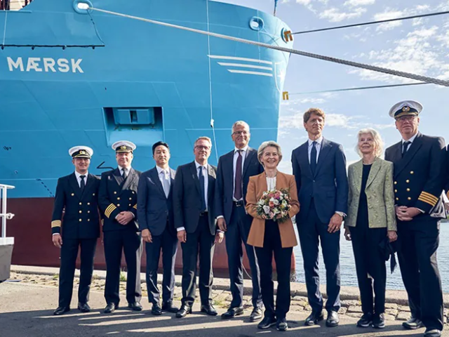 Maersk launches first green methanol-fueled container ship
